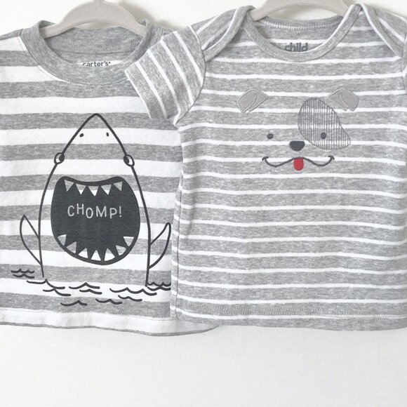 Baby Bundle 3-6M - Grey Stripes - Carter's/Gap - Picture 3 of 9